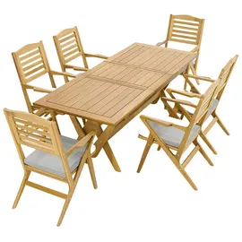 aea Garten-Essgruppe Esstisch 0 x 0 x 0 cm Braun/Grau
