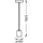 LEDVANCE Bobbin 1-flg. E27 25W 30 cm rund schwarz