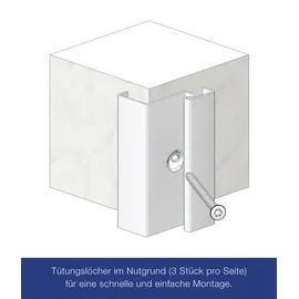 Hörmann ZK-Tür-Element Innentür Verzinkt 750 mm x 1875 mm