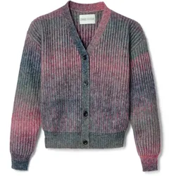 Tchibo - Kinder-Strickjacke mit Schurwolle - Mädchen - Gr. 146/152 - grau