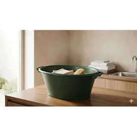 Eda Wanne oval 70 Liter Kunststoff grün