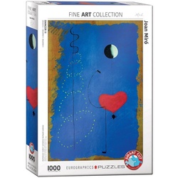 EUROGRAPHICS Puzzle »EuroGraphics 6000-0854 Ballerina II von Joan Miró«, 1000 Puzzleteile bunt