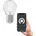 Calex Smart LED Lampe, E27, P45, Filament, warmweißes Licht, dimmbar, WLAN App- | Sprachsteuerung