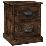 vidaXL Nachtschrank Räuchereiche 39 x 39 x 47,5 cm Braun