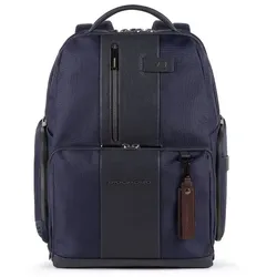 Piquadro Brief Rucksack RFID 42 cm Laptopfach  blau