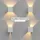 ledscom.de Wandleuchte CUBEL Aluminium 10,0 cm inkl. LED Lampe 501lm weiß