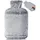 luxuskollektion Wärmflasche 2L mit Weichem Bezug und Känguru-Tasche Grau