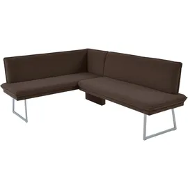 K+W Komfort & Wohnen Eckbank 86x60 cm Flachgewebe Q2 2250 langer Schenkel rechts oder links