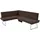 K+W Komfort & Wohnen Eckbank 86x60 cm Flachgewebe Q2 2250 langer Schenkel rechts oder links