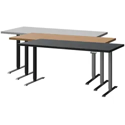 Höhenverstellbarer Schreibtisch 160 x 80 x 3,2 cm in drei verschiedenen Farben