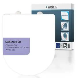 Schütte Duro WC-Sitz D-Form Pro 2 Weiß