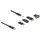 DeLock HDMI-Kabel 86006 HDMI-Micro-D Stecker/HDMI-A Stecker 15 m Schwarz/Grau