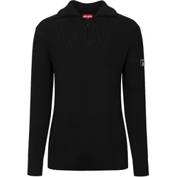 Strickpullover DERBE "Matrosenplünn", Herren, Gr. 3XL, schwarz, Obermaterial: 100% Baumwolle, Basic, relaxed fit, Langarm, Pullover, Maritim, Reißverschluss