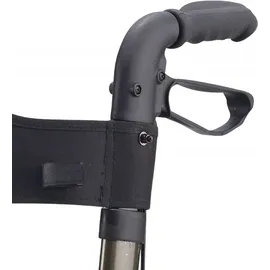 Bischoff & Bischoff Capero Leichtgewichtrollator faltbar mit Rückengurt Platin