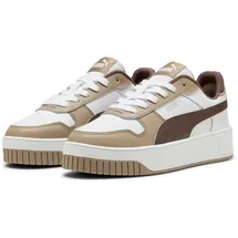 Puma Carina Street Plateau Damen Weiß/Braun/Bronze 42