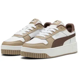 Puma Carina Street Plateau Damen Weiß/Braun/Bronze 42