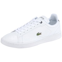 Lacoste Carnaby Evo Tonal Leather Trainers Sportschuh Weiß