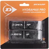 DUNLOP Hydromax Pro Squash Ersatzgriff, Schwarz (2er-Pack)