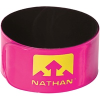 Nathan Reflex Snap Band (2er-Pack), Hi-Viz Pink, Hi-Viz Orange