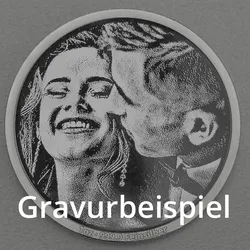 Silbermedaille 1oz Ihre Wunsch-Fotogravur