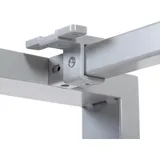 Rocada Anstelltisch Total BxTxH 100x60x73cm Gestell grau Platte Melamin buche