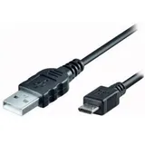 E+P Elektrik USB auf Micro-USB 1 m Schwarz