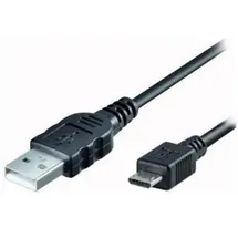E+P Elektrik USB auf Micro-USB 1 m Schwarz