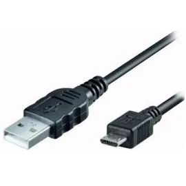 E+P Elektrik USB auf Micro-USB 1 m Schwarz