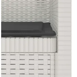 vidaXL 1-Sitzer Sessel 1 x 1 x 1 cm weiß