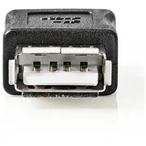 Nedis USB-A Adapter Schwarz
