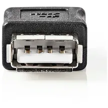 Nedis USB-A Adapter Schwarz