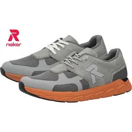 Rieker Preston Herren Weite E Grau/Orange 44