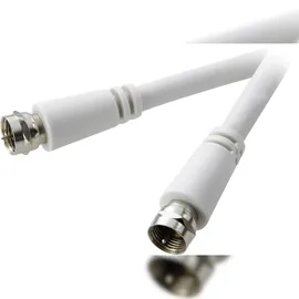 SpeaKa Professional SAT Anschlusskabel 1x F-Stecker/1x F-Stecker 300 m Weiß
