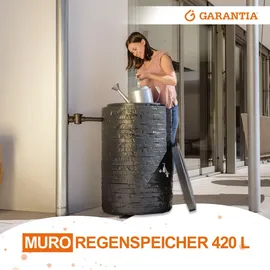 GARANTIA Regenspeicher Muro 420 l graphit