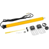 Schellenberg Standard 10 Nm Mini Rohrmotor für 40 mm Welle, bis 6 m2 Rollladenfläche, Set inkl. Wandlager