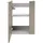 Fackelmann SBC B.PARIS Waschbeckenunterschrank Gäste WC 45 cm breit, grau