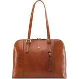 Jekyll & Hide Madrid Schultertasche RFID Leder 39 cm braun