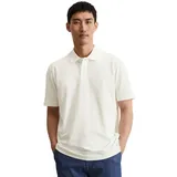 Marc O'Polo Regular Fit Poloshirt aus Baumwoll-Mix, Offwhite, XXXL