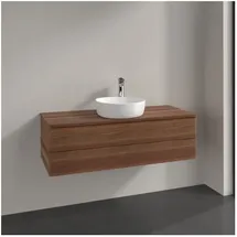 Villeroy & Boch Villeroy und Boch Antao Waschtisch-Unterschrank K21112HM 120x36x50cm, Waschbeckenplattenfarbe warm walnut, warm walnut