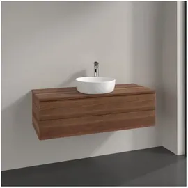 Villeroy & Boch Villeroy und Boch Antao Waschtisch-Unterschrank K21112HM 120x36x50cm, Waschbeckenplattenfarbe warm walnut, warm walnut