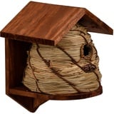 Esschert Design Nistkasten, für Blaumeise Brutkasten Vogelhaus, Bienenkorb 17,5x17x26cm