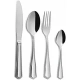 Comas Besteck-Set Viena 24-tlg., Tafelbesteck, Edelstahl 18/10, Silberfarben