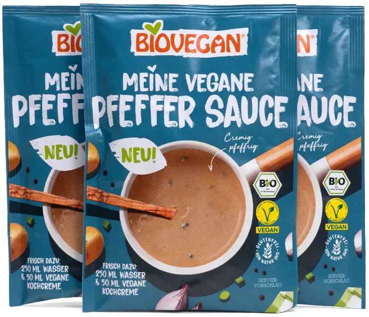 BIO vegane Pfeffer Sauce 15x35g