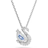 Swarovski Swan Anhänger, Verschiedene Schliffe, Schwan, Blau | OS