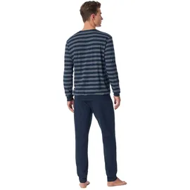 SCHIESSER UNCOVER by Schiesser Pyjama in Nachtblau)