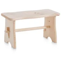 Zeller Tritthocker Holz 39 x 19 x 21 cm Braun