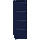BISLEY LIGHT Hängeregistraturschrank oxfordblau 4 Schubladen 41,3 x 62,2 x 132,1 cm