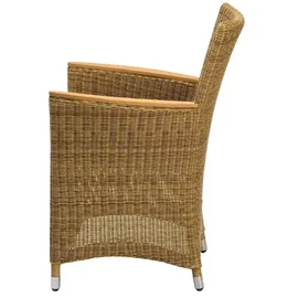 Zebra Technologies Poker Klapptisch Ø 110 x 74 cm braun