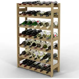 LENMAR Weinregal 102 x 63 x 25 cm Beige