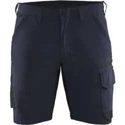 Stretch Service-Shorts "1423" - C50 - marine/schwarz